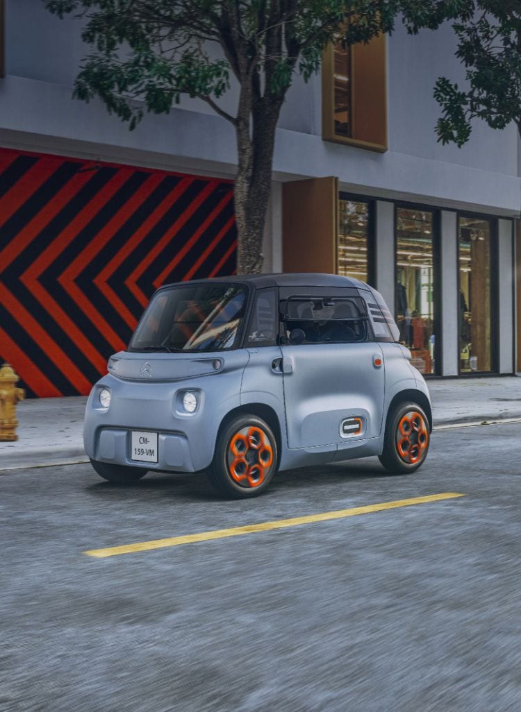 Citroën AMI 100 Elektrisch Design, Reichweite...